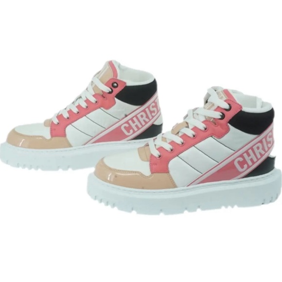 Dior Shoes - Christian Dior D-player sneaker pink size 35.5